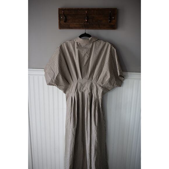 Anthropologie The Tobie Studded Shirt Dress by Exquise Large - Picture 5 of 5